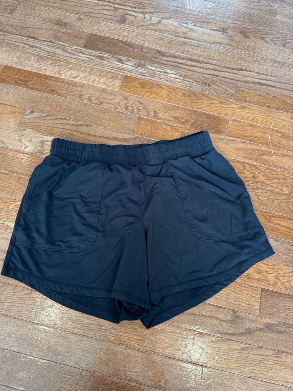 all in motion Black Women's Athletic Shorts with Elastic Waist